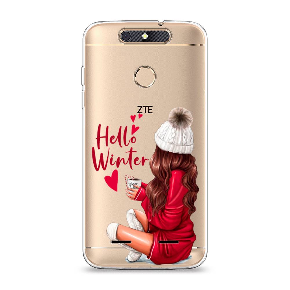 Чехол на ZTE Blade V8 mini Hello winter