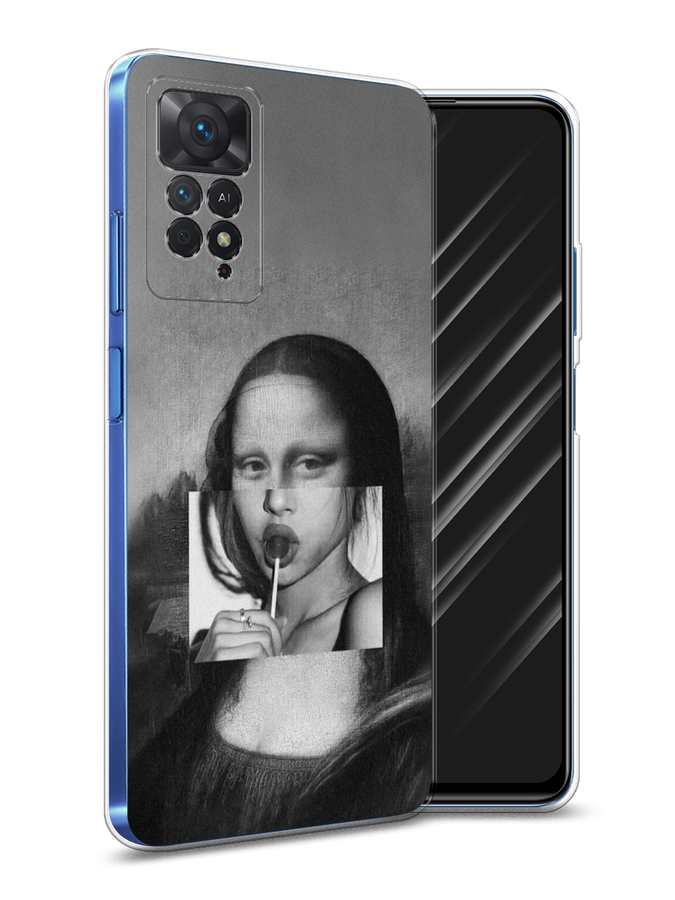 

Чехол Awog на Xiaomi Redmi Note 11 Pro "Mona Lisa sucking lollipop", Разноцветный, 315650-9