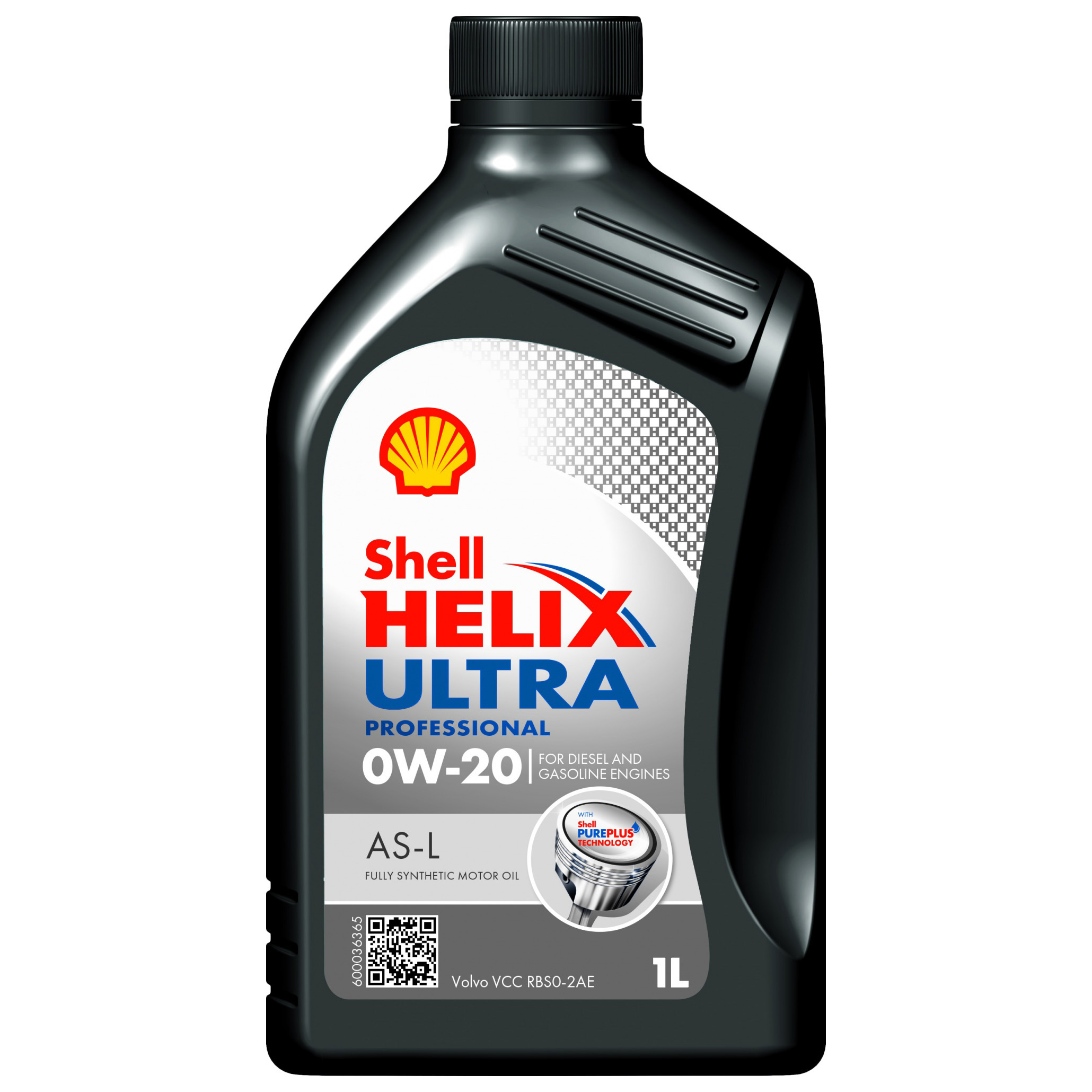 фото Моторное масло shell helix ultra professional as-l 550055735 0w20 1 л