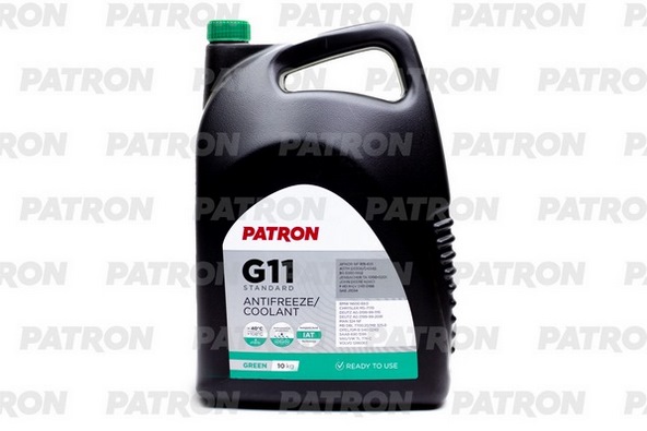Антифриз PATRON PCF4010 зеленый, G11