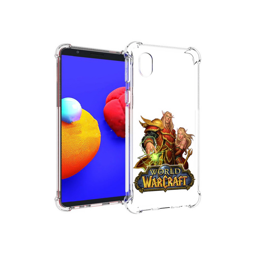 

Чехол MyPads Tocco для Samsung Galaxy A01 Core варкрафт2 (PT151825.477.256), Прозрачный, Tocco