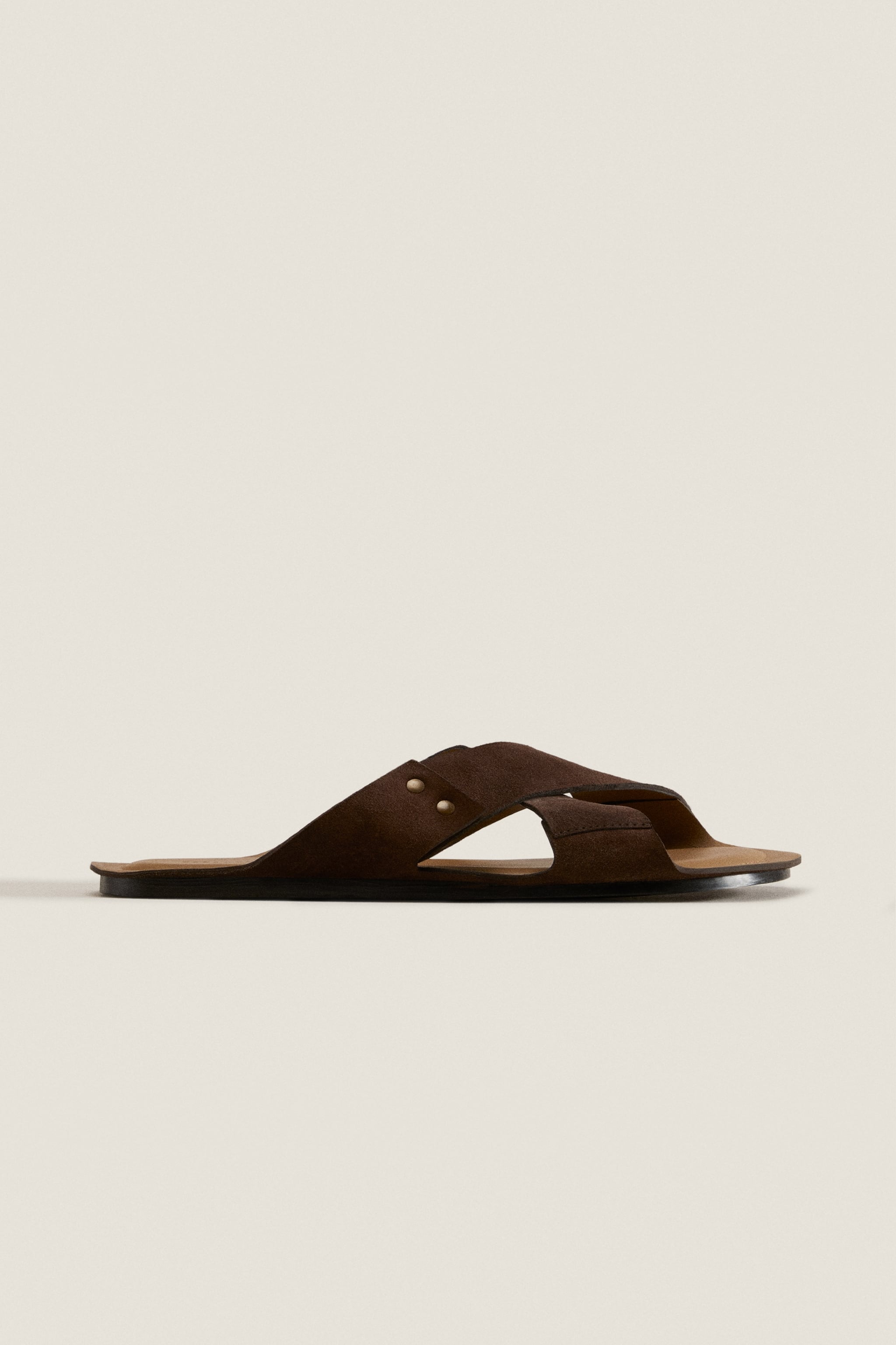 Шлепанцы мужские ZARAHOME 231888652 коричневые 43 EU (доставка из-за рубежа)