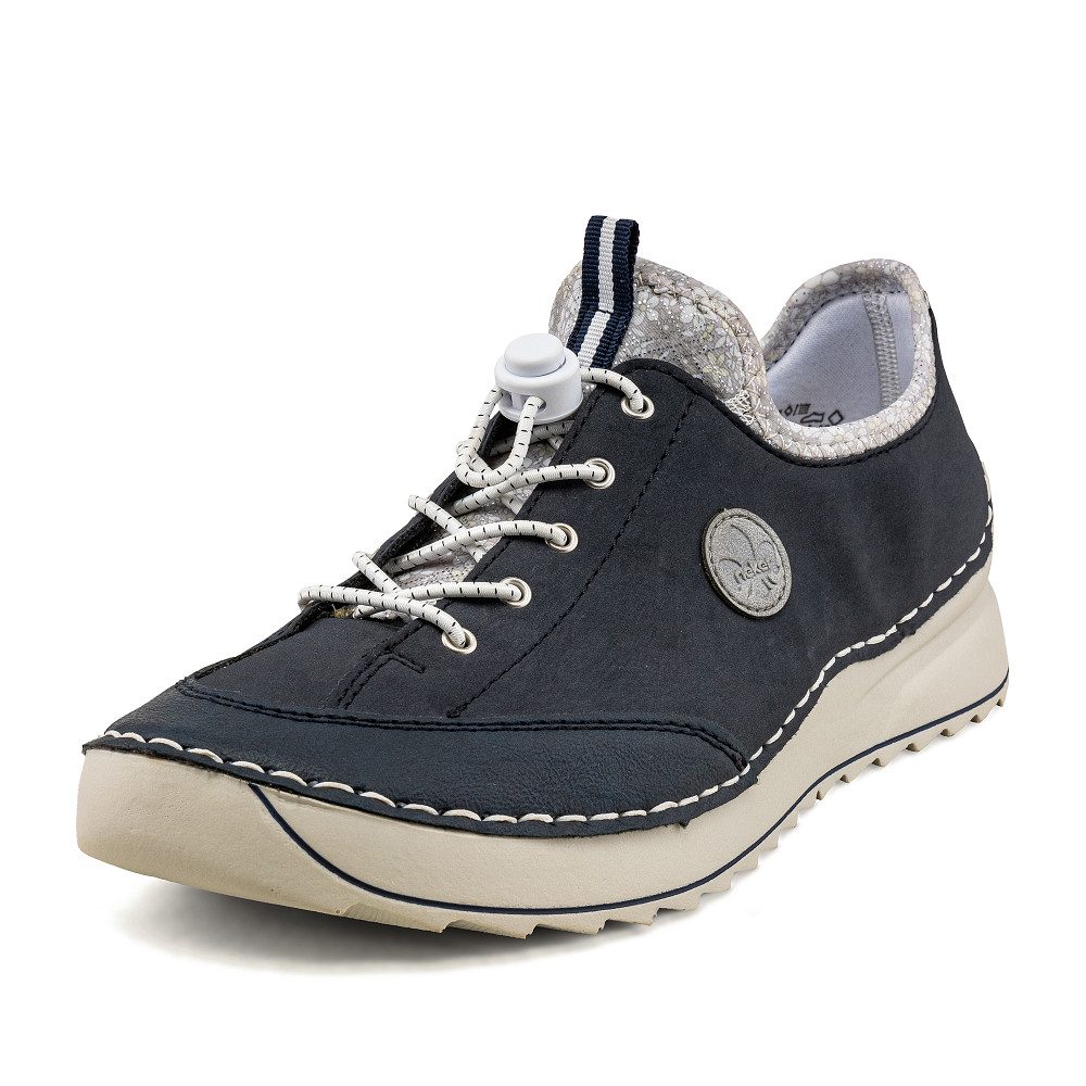 

Полуботинки женские Rieker 51558-14 синие 41 RU, Синий, 51558-14