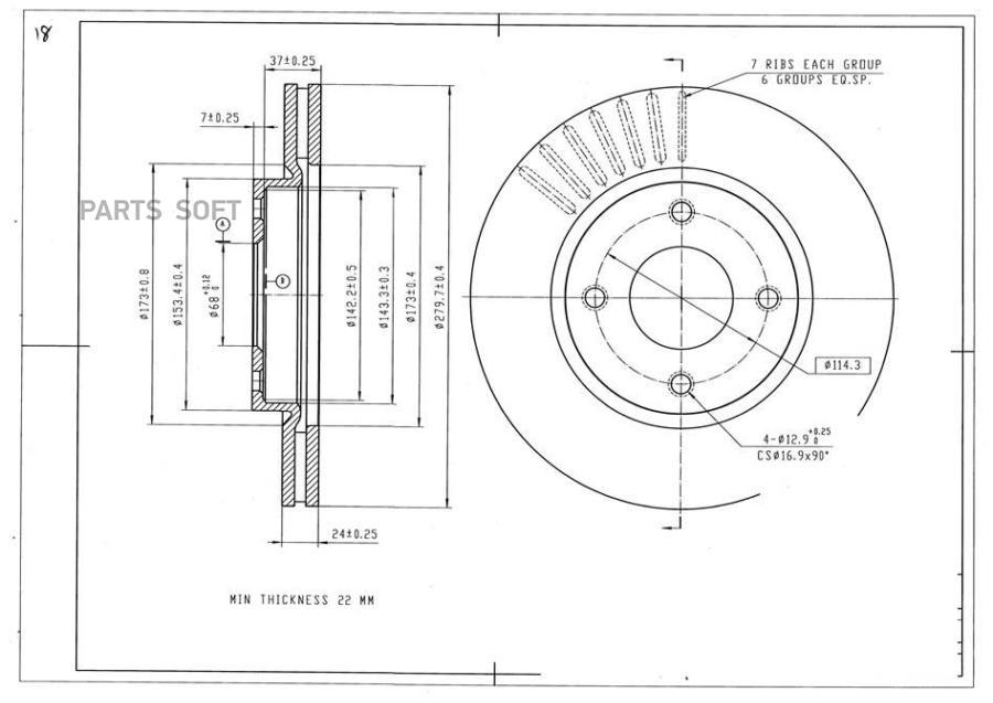 

Диск тормозной AVANTECH, Диск тормозной AVANTECH br3052s AVANTECH br3052s