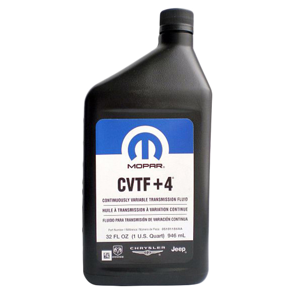 Трансмиссионное масло CHRYSLER MOPAR CVTF+4 0,946 л 05191184GA