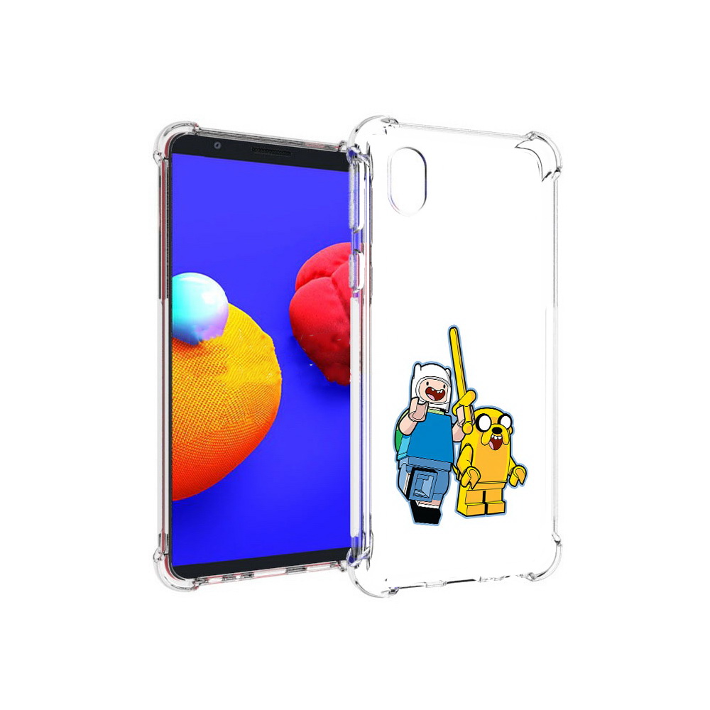 

Чехол MyPads Tocco для Samsung Galaxy A01 Core время приключений лего (PT151825.477.274), Прозрачный, Tocco