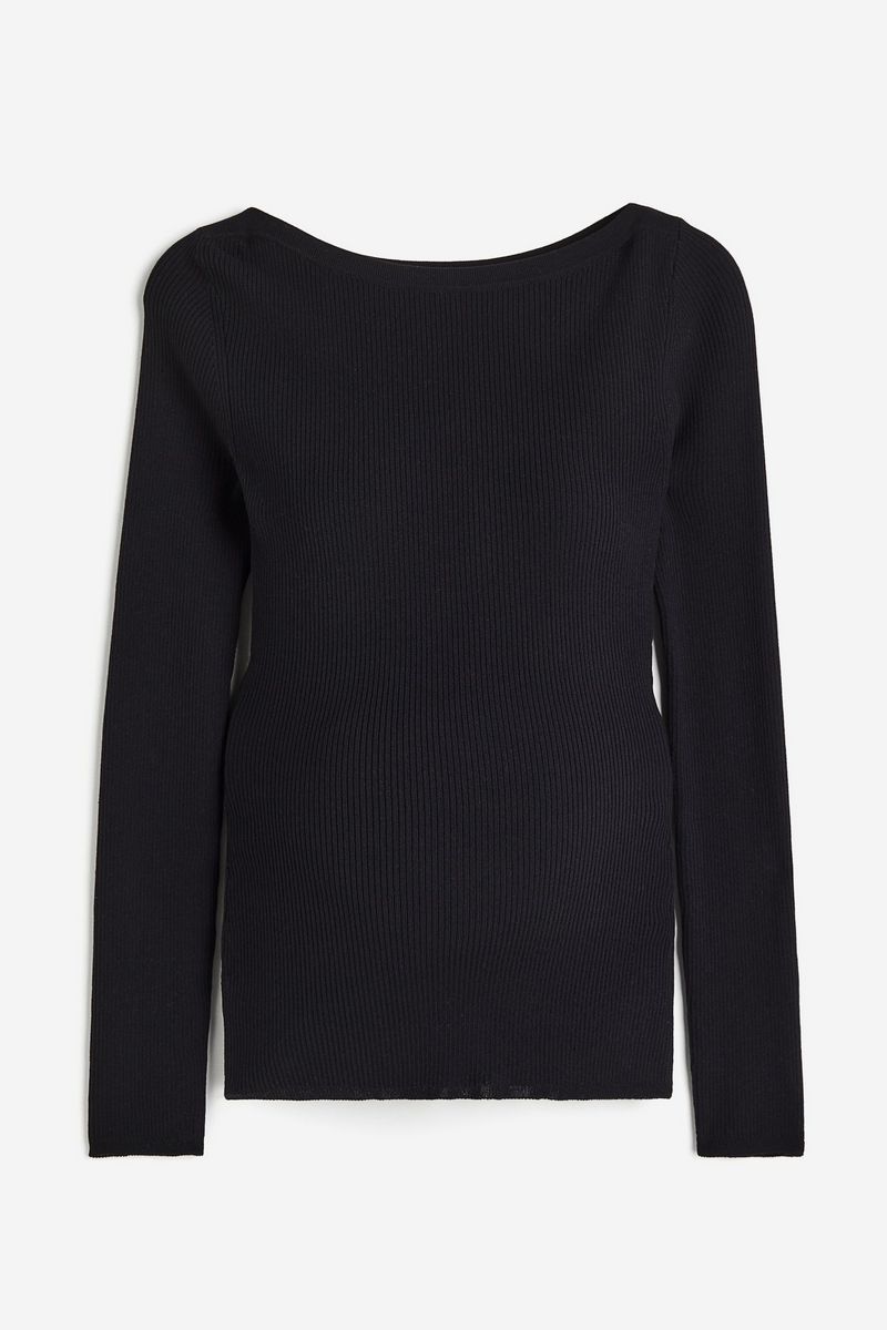 

Джемпер женский H&M 1213101 черный 2XL, 1213101