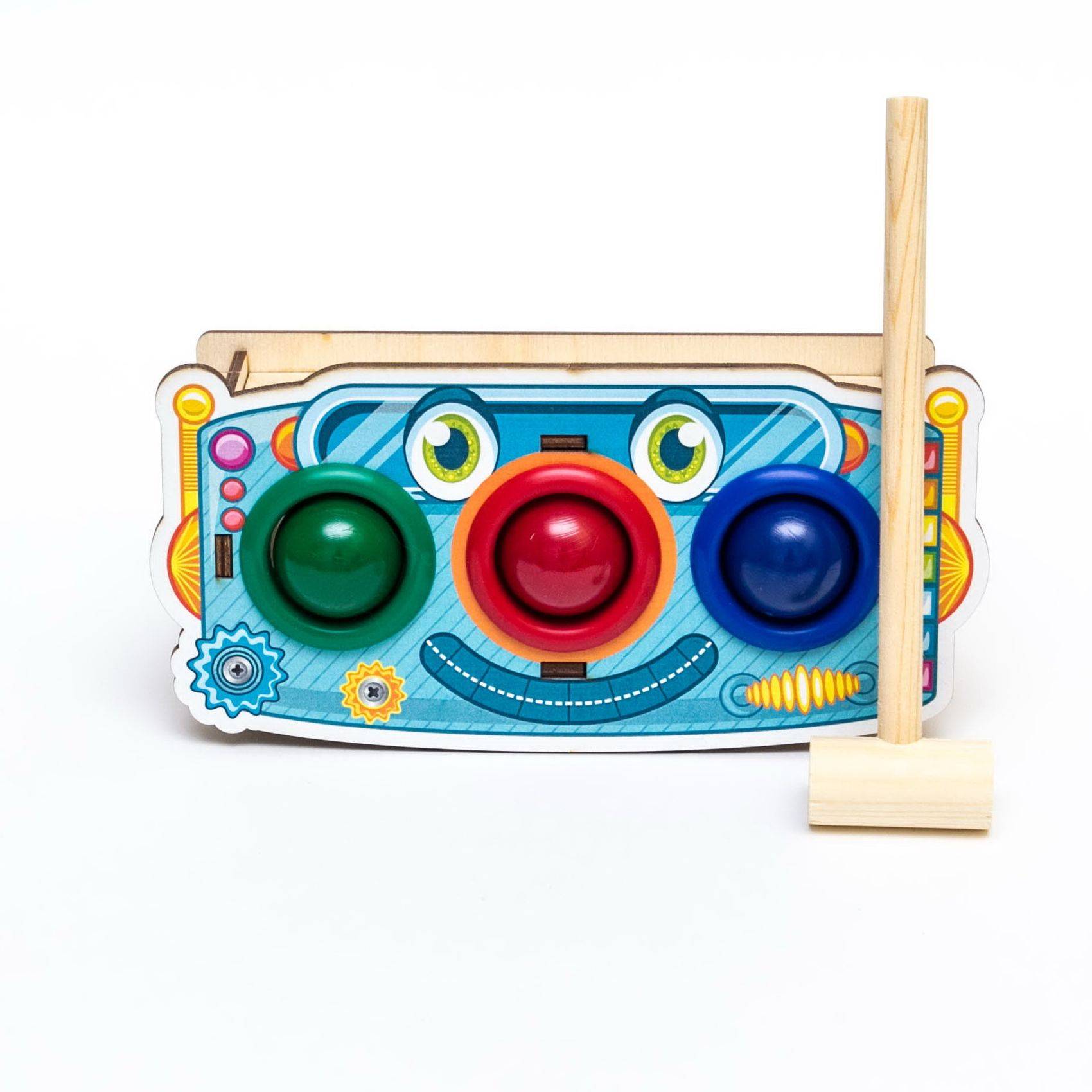 

WoodlandToys Стучалка цветная Робот 115210, 115210