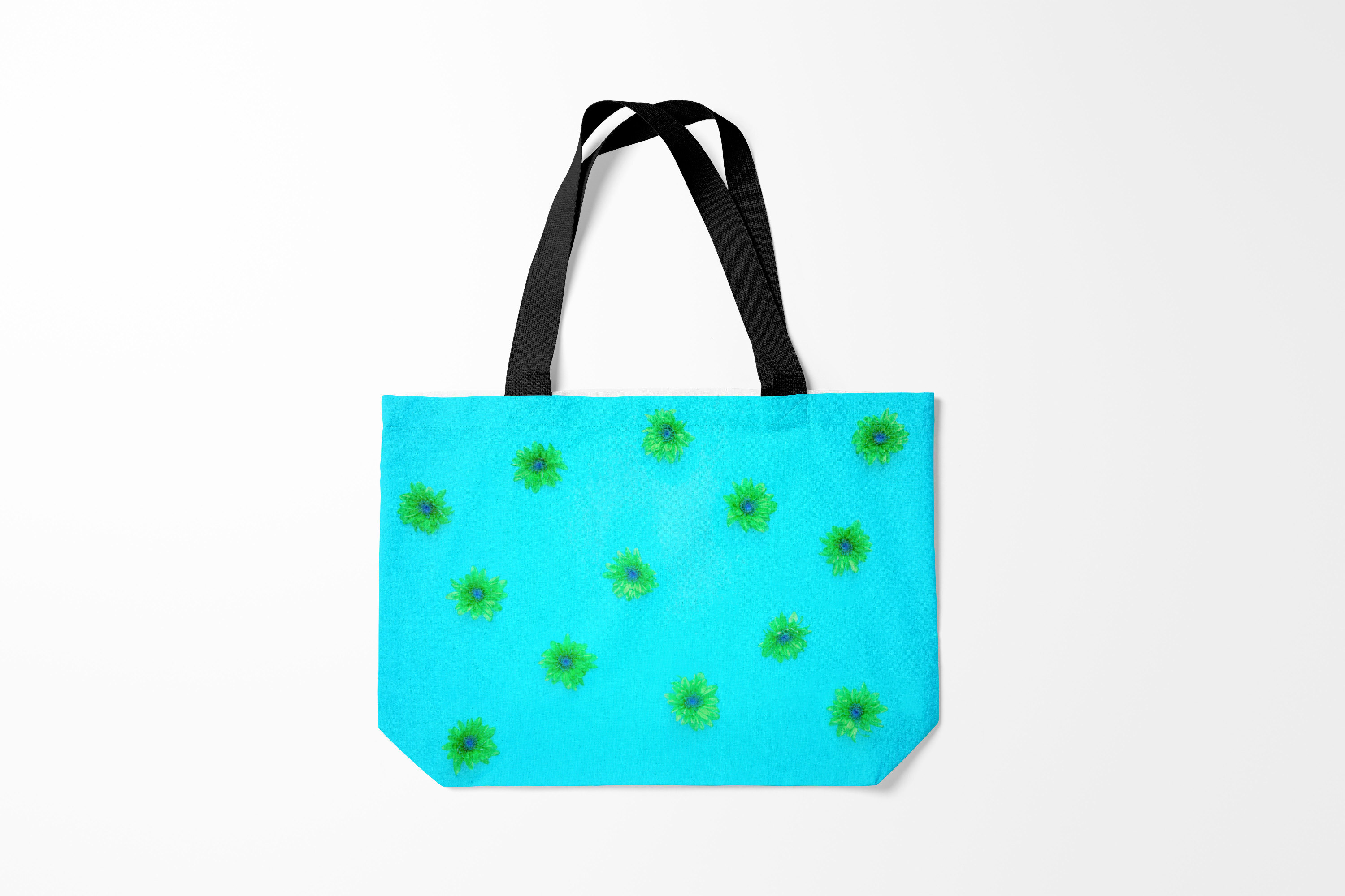 

Сумка шoппер унисекс Burnettie Цветочки и бабочки Зеленые, бирюзовый, Цветочки и бабочки Зеленые