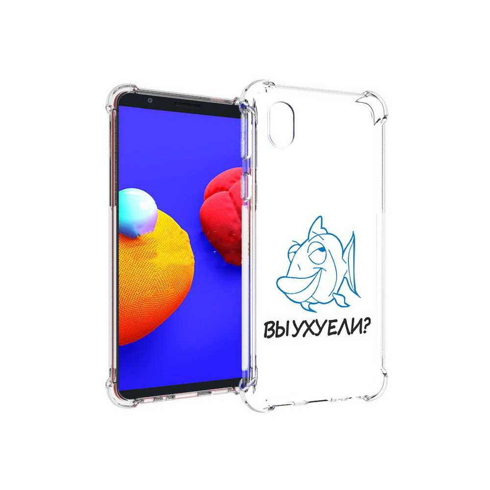 

Чехол MyPads Tocco для Samsung Galaxy A01 Core вы ухуели (PT151825.477.282), Прозрачный, Tocco