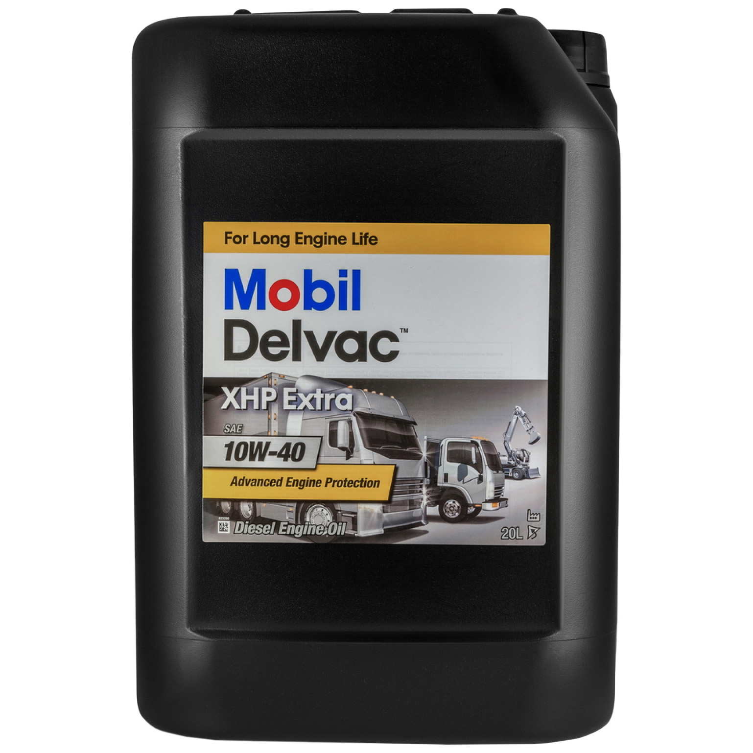 фото Моторное масло mobil delvac xhp extra 10w40синт api cf, (20l)