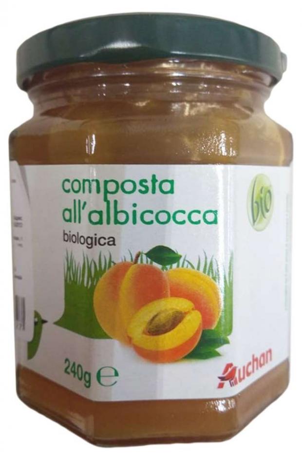 

Джем Auchan Био абрикосовый 240 г