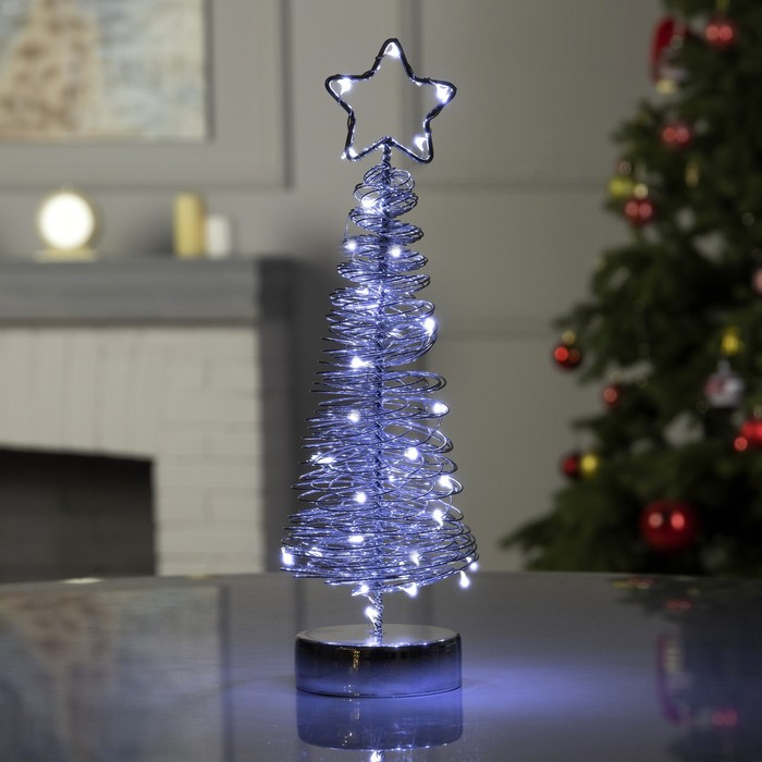 

Световое дерево Luazon Lighting Елка плетеная 5106536 белый теплый, Елка плетеная