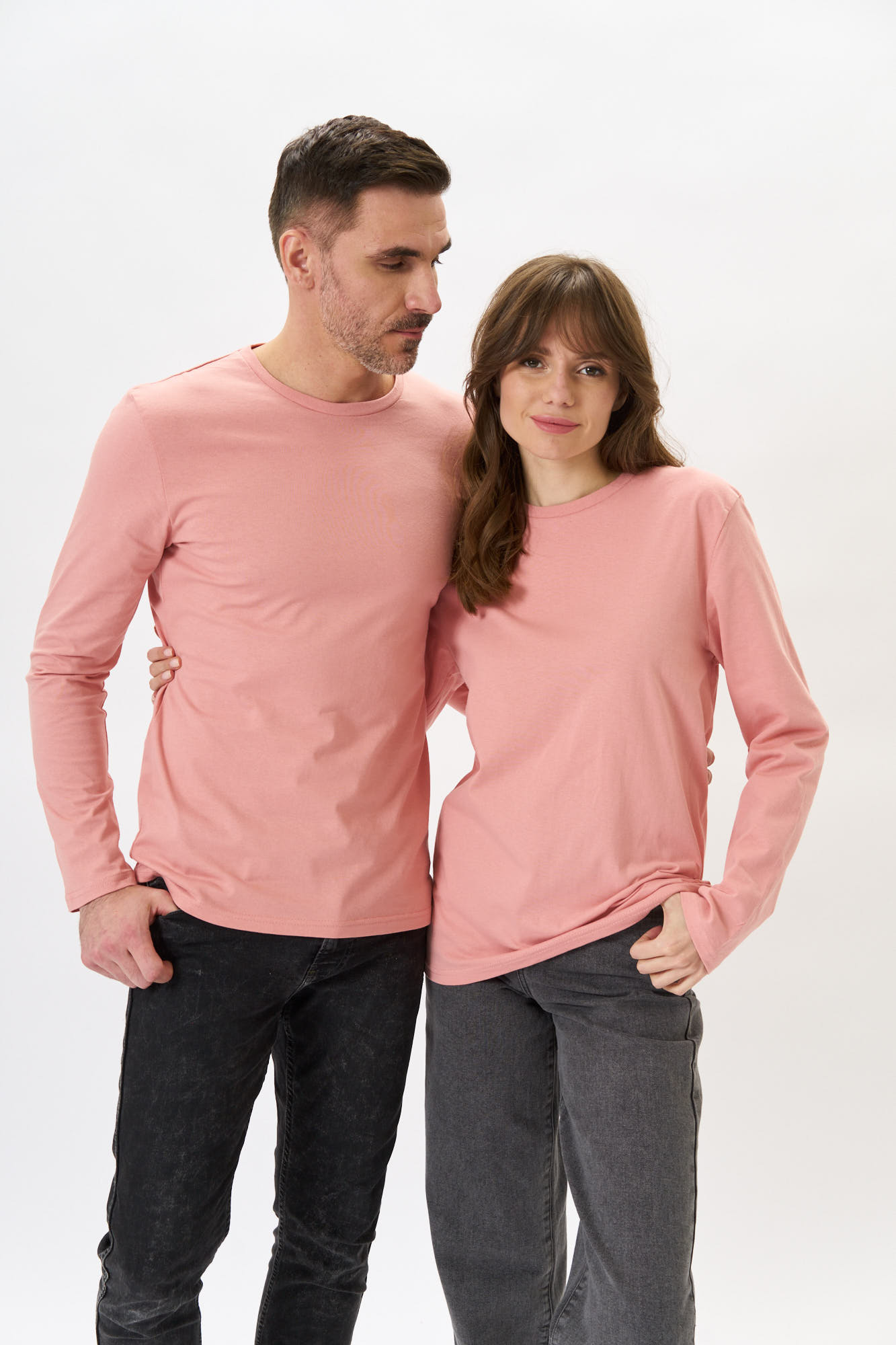 

Лонгслив унисекс Uzcotton UZ-M-L розовый 48-50\L, UZ-M-L