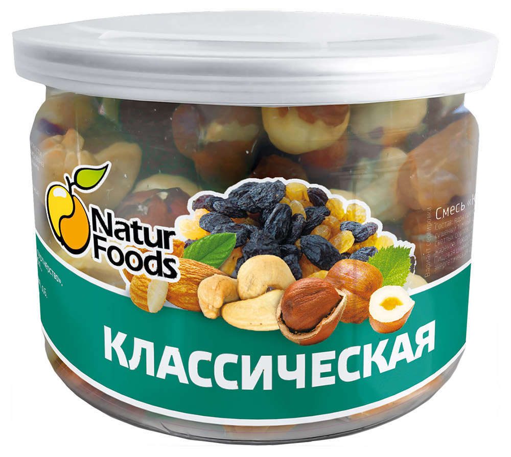 Смесь ореховая Naturfoods Классическая с сухофруктами 130 г