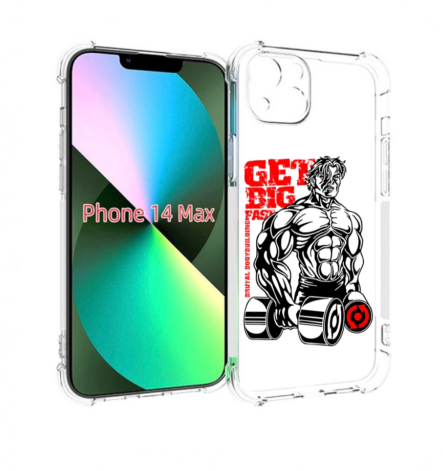 

Чехол MyPads накаченное тело для iPhone 14 Plus (6.7), Прозрачный, Tocco