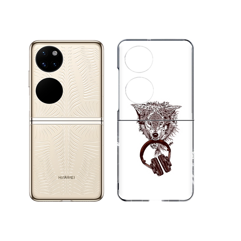 

Чехол MyPads Tocco для Huawei P50 дикий волк (PT225999.71.325), Прозрачный, Tocco