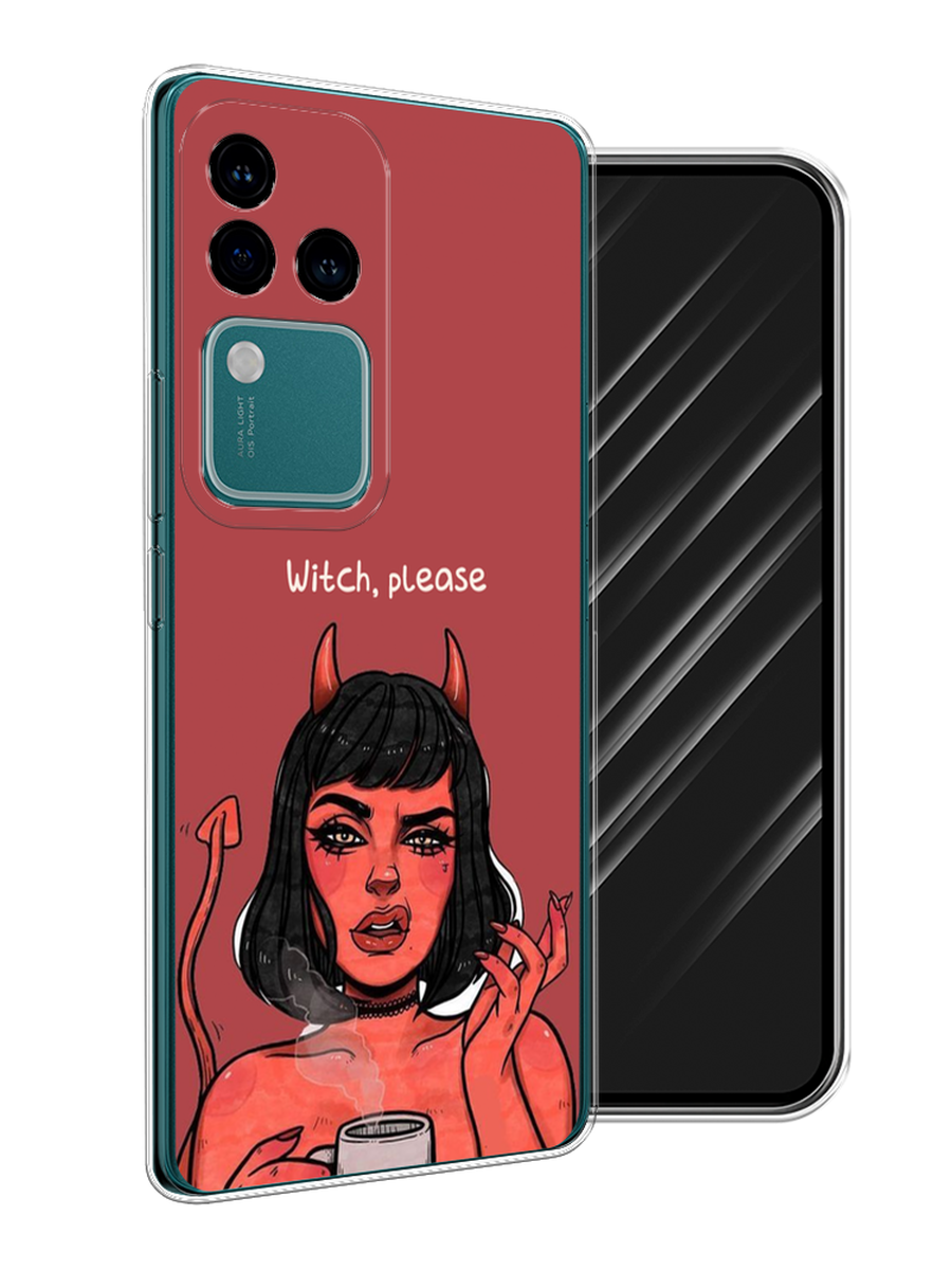 

Чехол Awog на Vivo V30 Pro/S18 Pro "Evil Girl", Бордовый;черный, 2610050-1