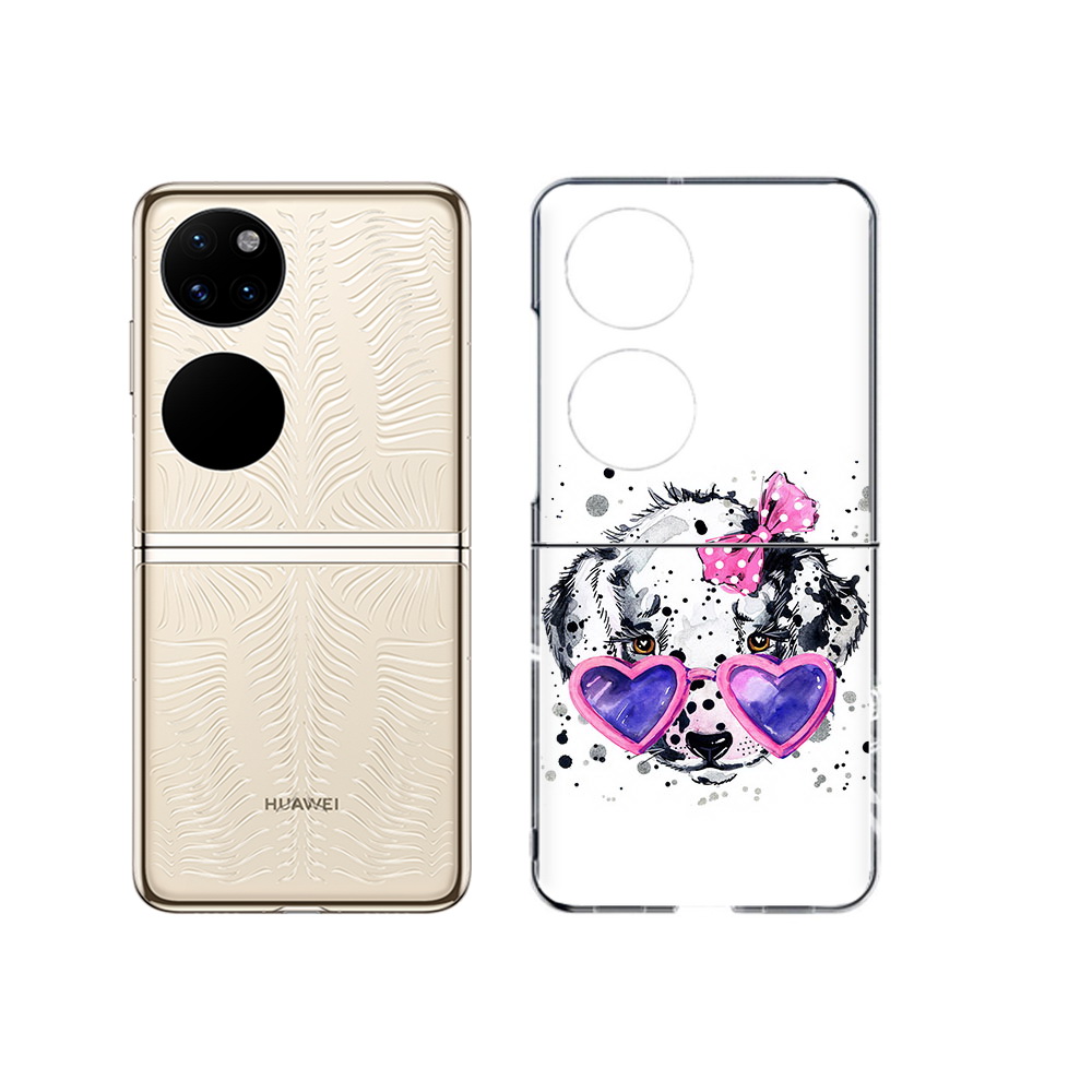 

Чехол MyPads Tocco для Huawei P50 долматинец в очках (PT225999.71.337), Прозрачный, Tocco