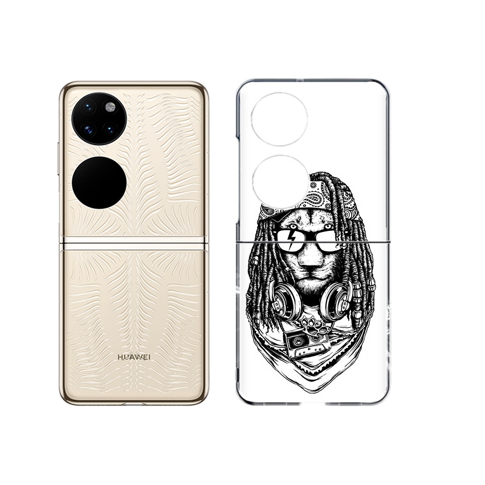 

Чехол MyPads Tocco для Huawei P50 дреды льва (PT225999.71.338), Прозрачный, Tocco