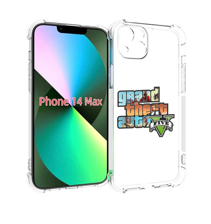 

Чехол MyPads ГТА для iPhone 14 Plus (6.7), Прозрачный, Tocco