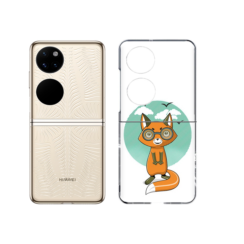 

Чехол MyPads Tocco для Huawei P50 задумчивая лиса (PT225999.71.348), Прозрачный, Tocco