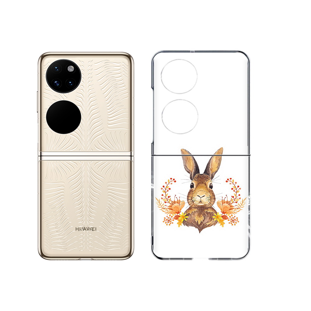 

Чехол MyPads Tocco для Huawei P50 зайка в цветах (PT225999.71.349), Прозрачный, Tocco
