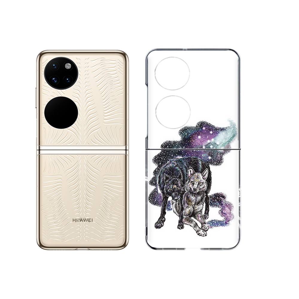 

Чехол MyPads Tocco для Huawei P50 звездные волки (PT225999.71.352), Прозрачный, Tocco