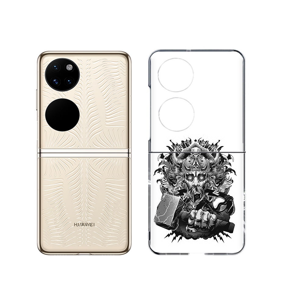 

Чехол MyPads Tocco для Huawei P50 злой тор (PT225999.71.363), Прозрачный, Tocco