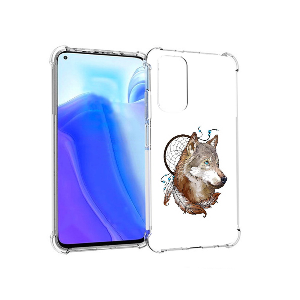 

Чехол MyPads Tocco для Xiaomi Redmi Note 11S волк и ловец снов (PT162215.279.269), Tocco