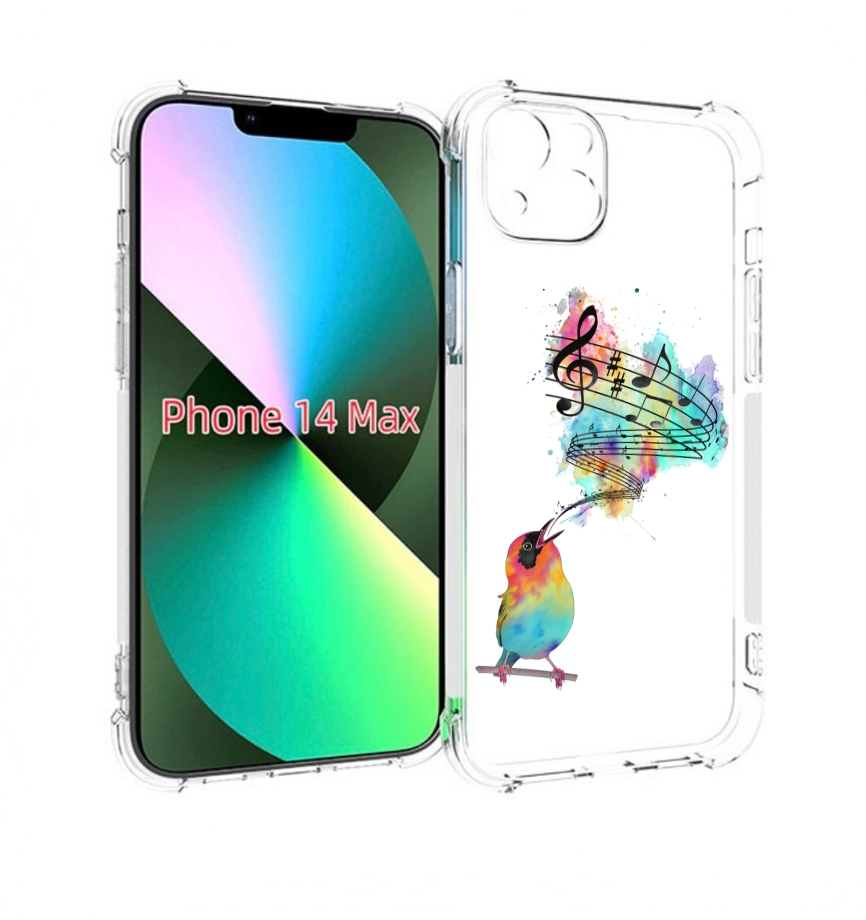 

Чехол MyPads певчая птичка для iPhone 14 Plus (6.7), Прозрачный, Tocco