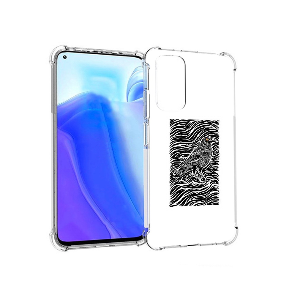 

Чехол MyPads Tocco для Xiaomi Redmi Note 11S ворон в абстракции (PT162215.279.272), Tocco