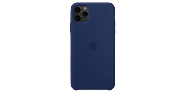 фото Чехол для apple iphone 11 pro max silicone case (темно-синий) storex24