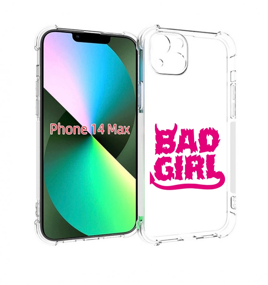 

Чехол MyPads плохая девочка для iPhone 14 Plus (6.7), Прозрачный, Tocco