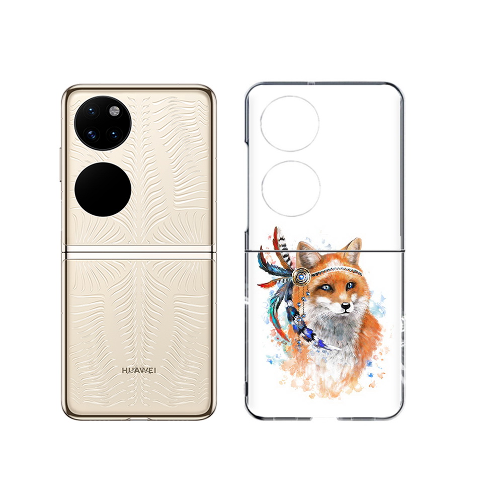 

Чехол MyPads Tocco для Huawei P50 инду лиса (PT225999.71.377), Прозрачный, Tocco