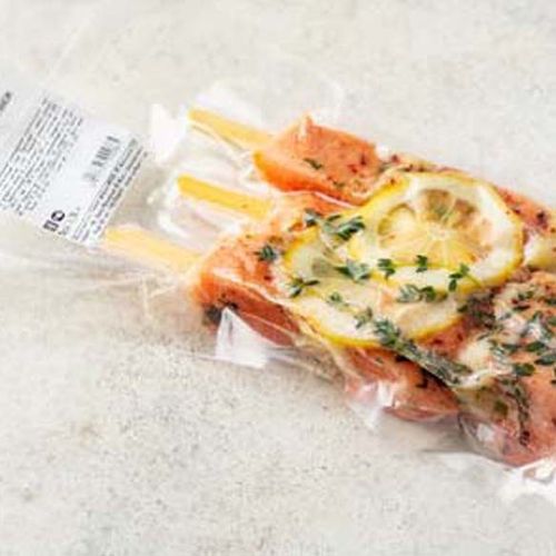 

Шашлычки ВкусВилл из семги с ананасами свежемороженые +-320 г