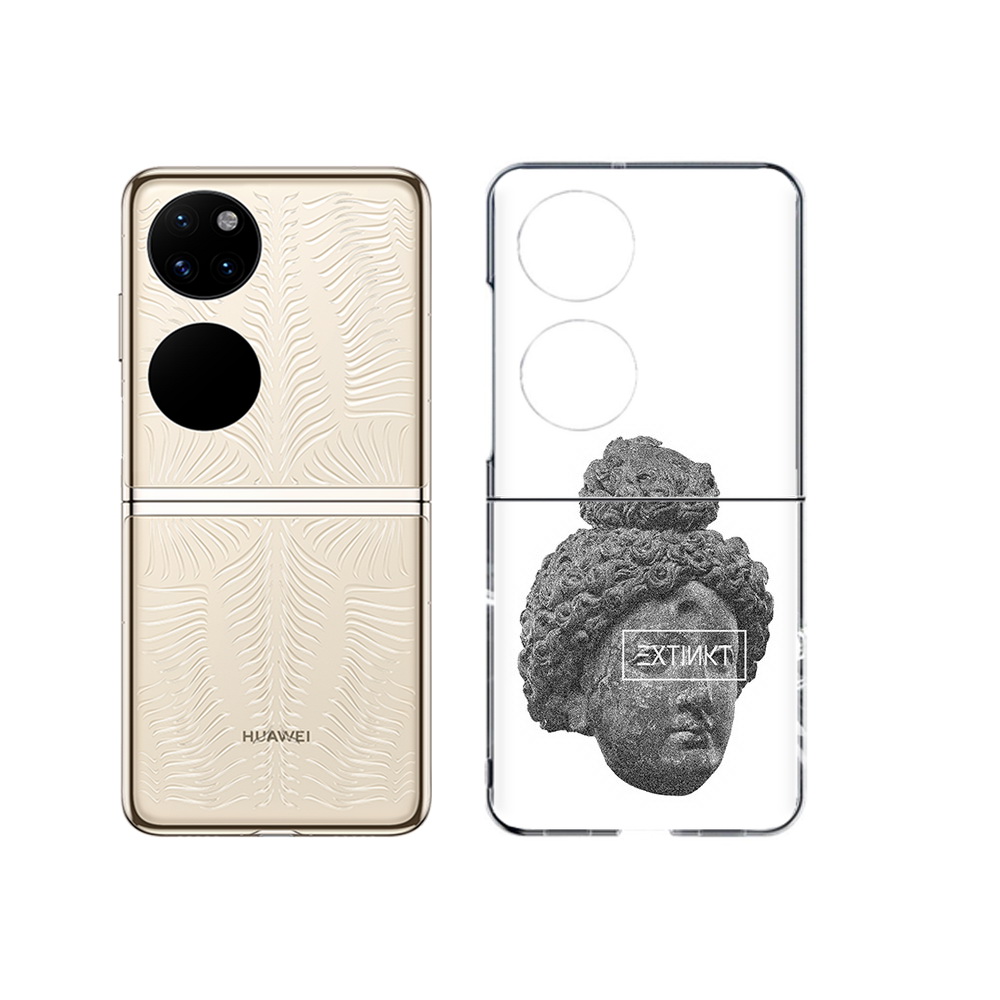 

Чехол MyPads Tocco для Huawei P50 каменное лицо девушки (PT225999.71.383), Прозрачный, Tocco