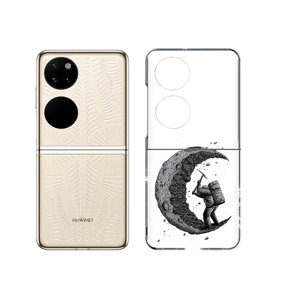 

Чехол MyPads Tocco для Huawei P50 камненная луна (PT225999.71.384), Прозрачный, Tocco