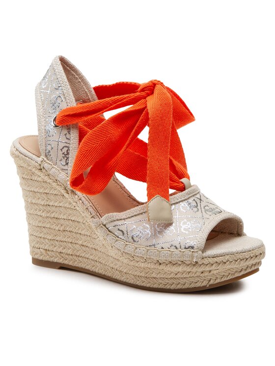 

Босоножки-эспадрильи Halona FL6HLO FAL04 Guess бежевый 39 EU, Halona FL6HLO FAL04