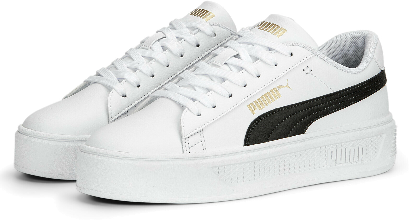 

Кеды женские PUMA Smash Platform v3 белые 5 UK, Белый, Smash Platform v3