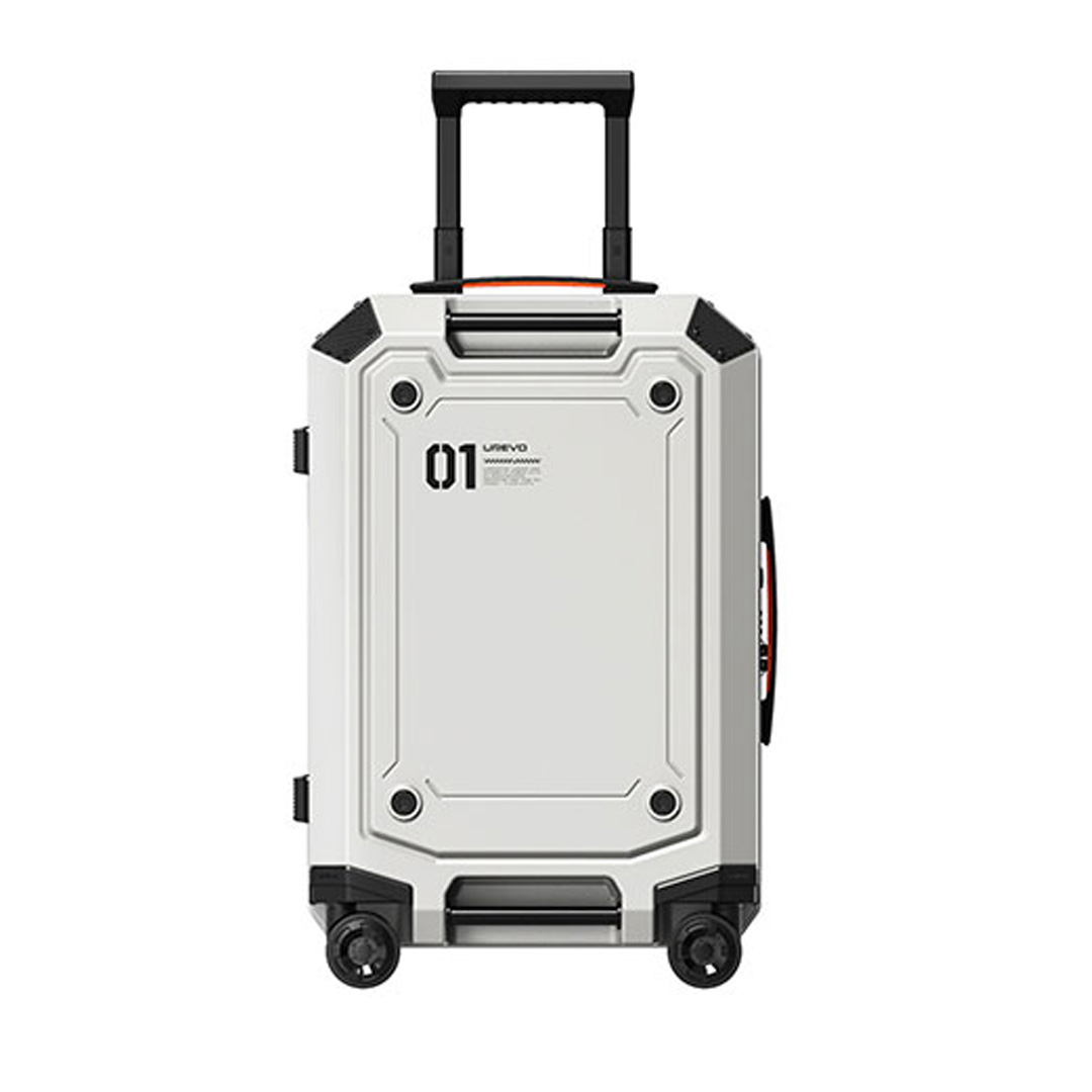 Чемодан унисекс UREVO Suitcase Sahara Army white, 52х36х23.5 см