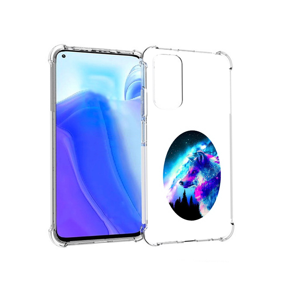 

Чехол MyPads Tocco для Xiaomi Redmi Note 11S голубой волк (PT162215.279.293), Tocco