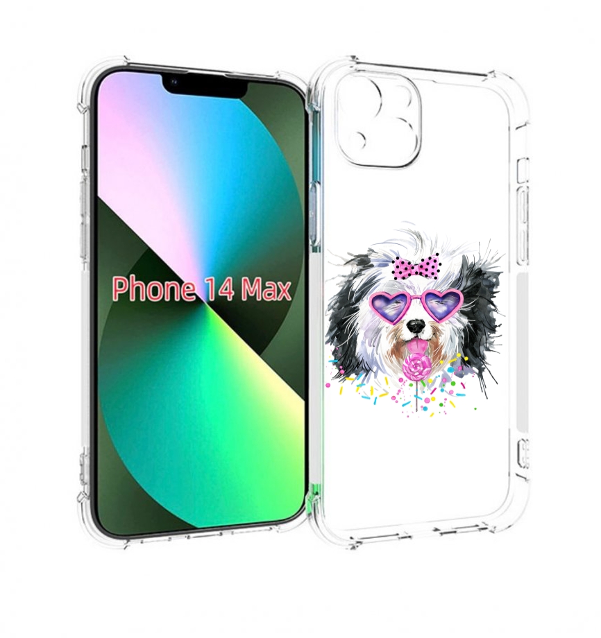 

Чехол MyPads пушистик для iPhone 14 Plus (6.7), Прозрачный, Tocco