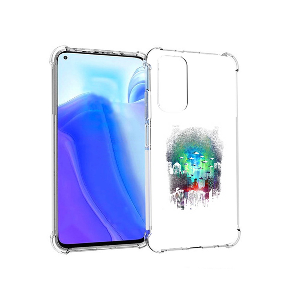 

Чехол MyPads Tocco для Xiaomi Redmi Note 11S город в свечении (PT162215.279.296), Tocco