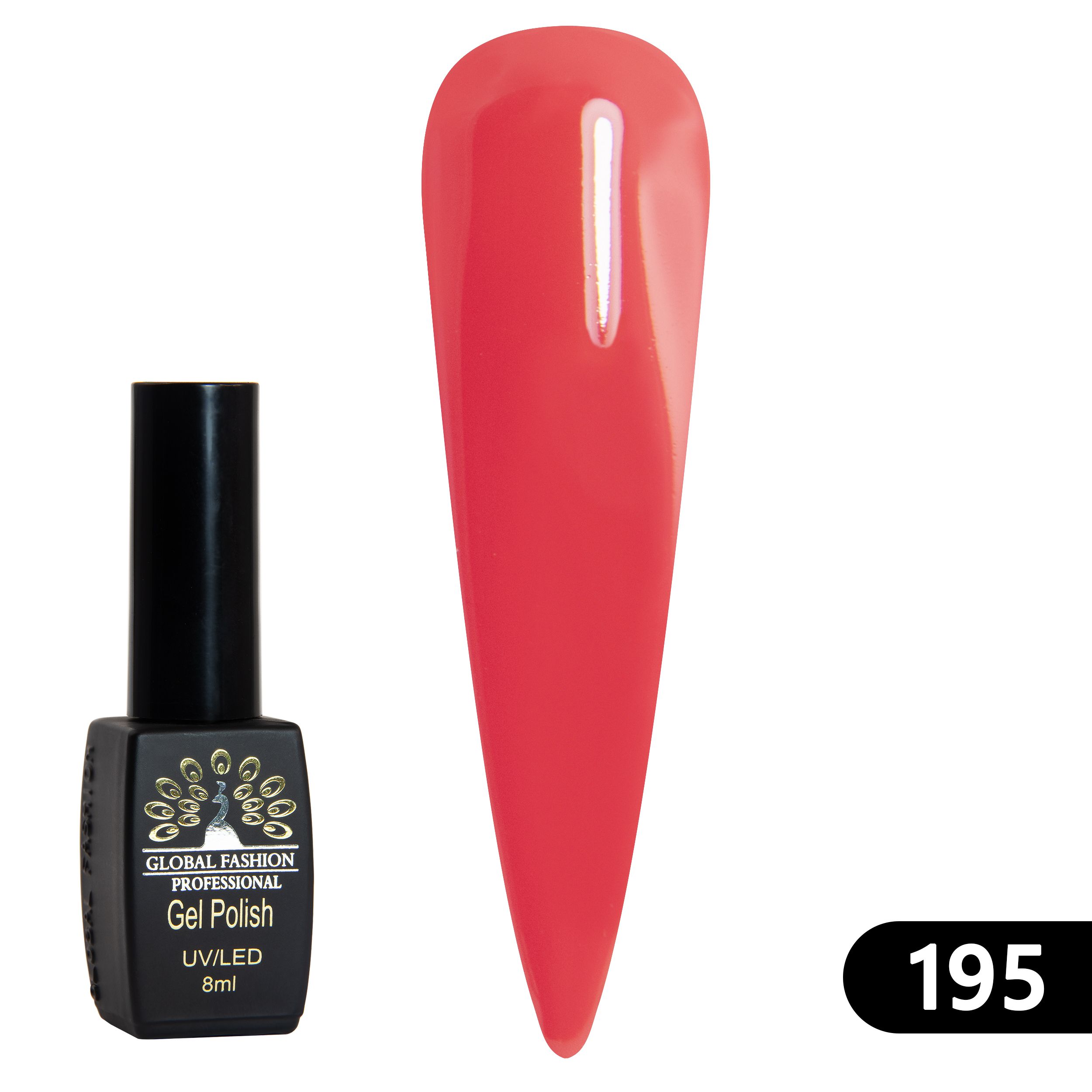 

Гель лак BLACK ELITE 195, Global Fashion 8 мл
