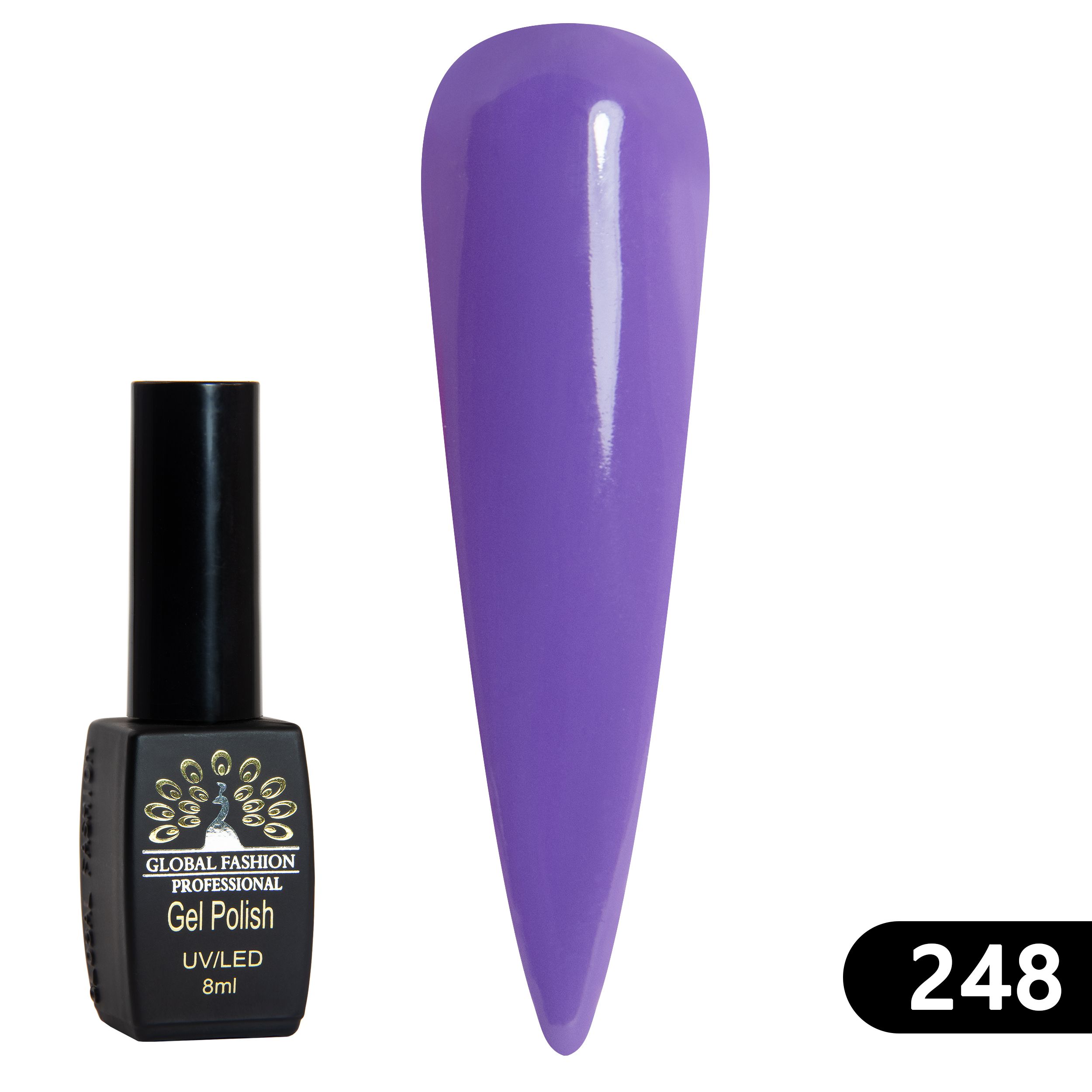 

Гель лак BLACK ELITE 248, Global Fashion 8 мл