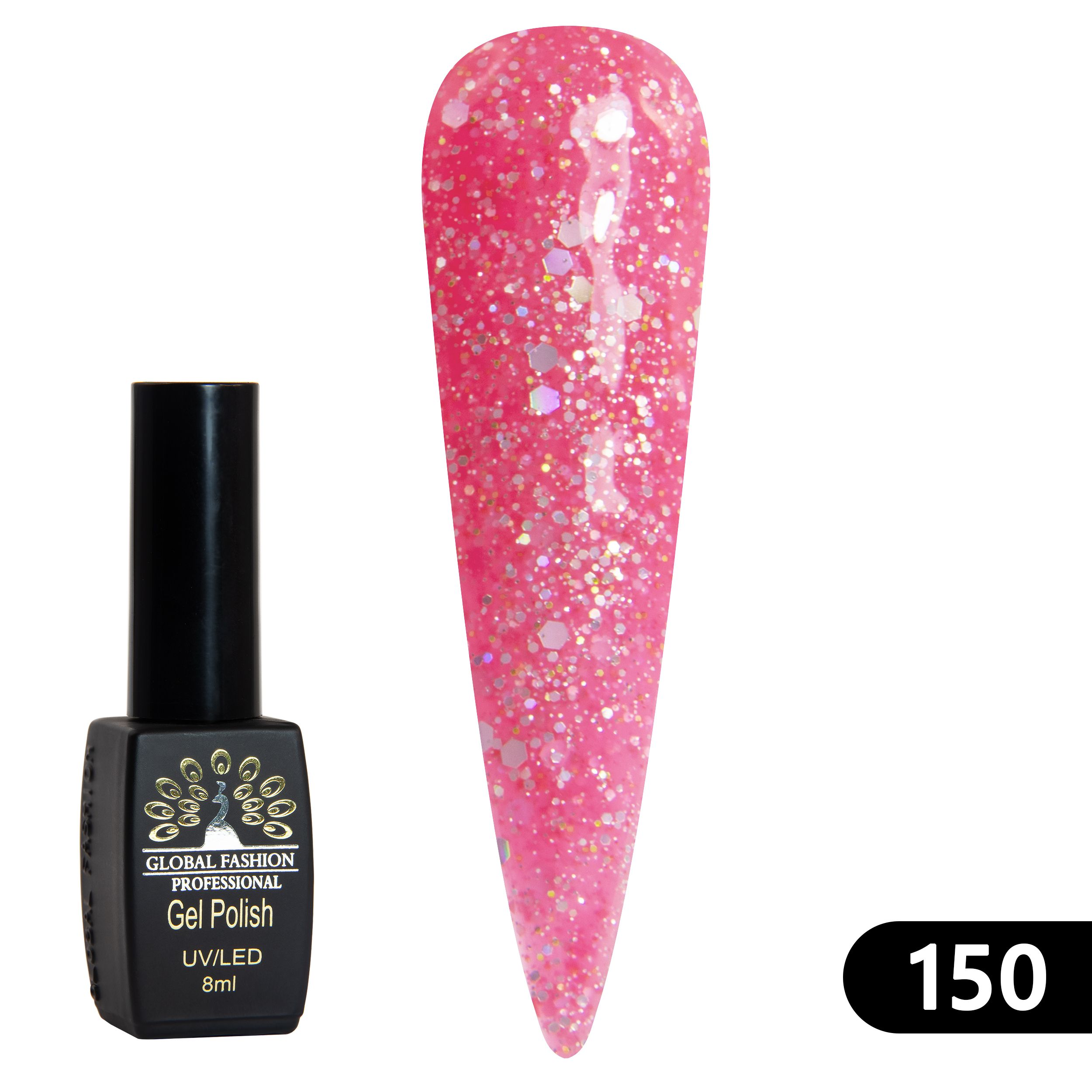 

Гель лак BLACK ELITE 150, Global Fashion 8 мл