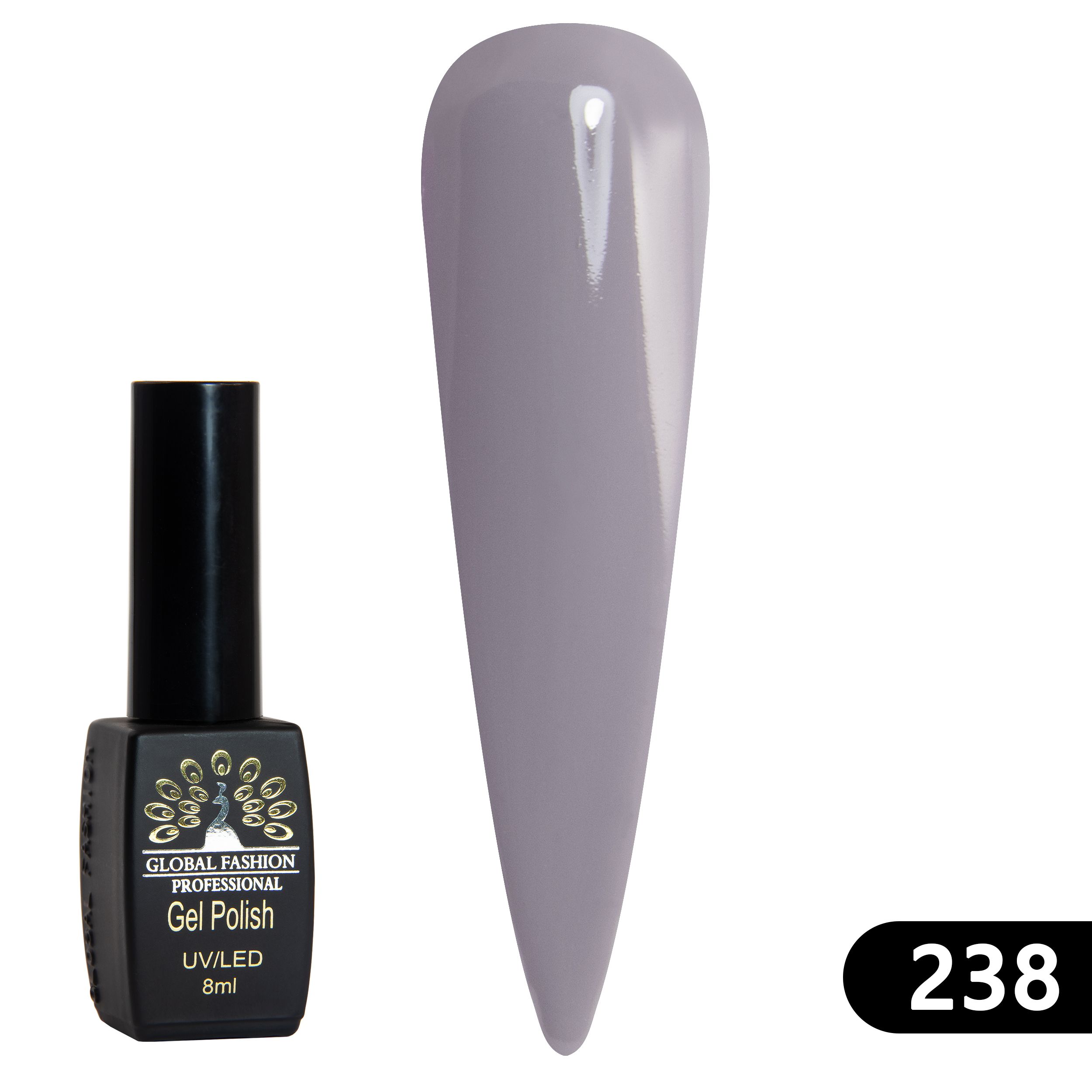 

Гель лак BLACK ELITE 238, Global Fashion 8 мл