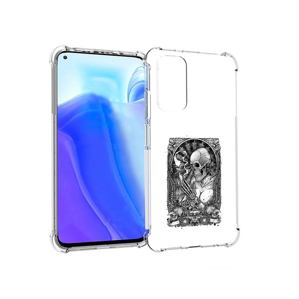 

Чехол MyPads Tocco для Xiaomi Redmi Note 11S девушка скелет (PT162215.279.316), Tocco