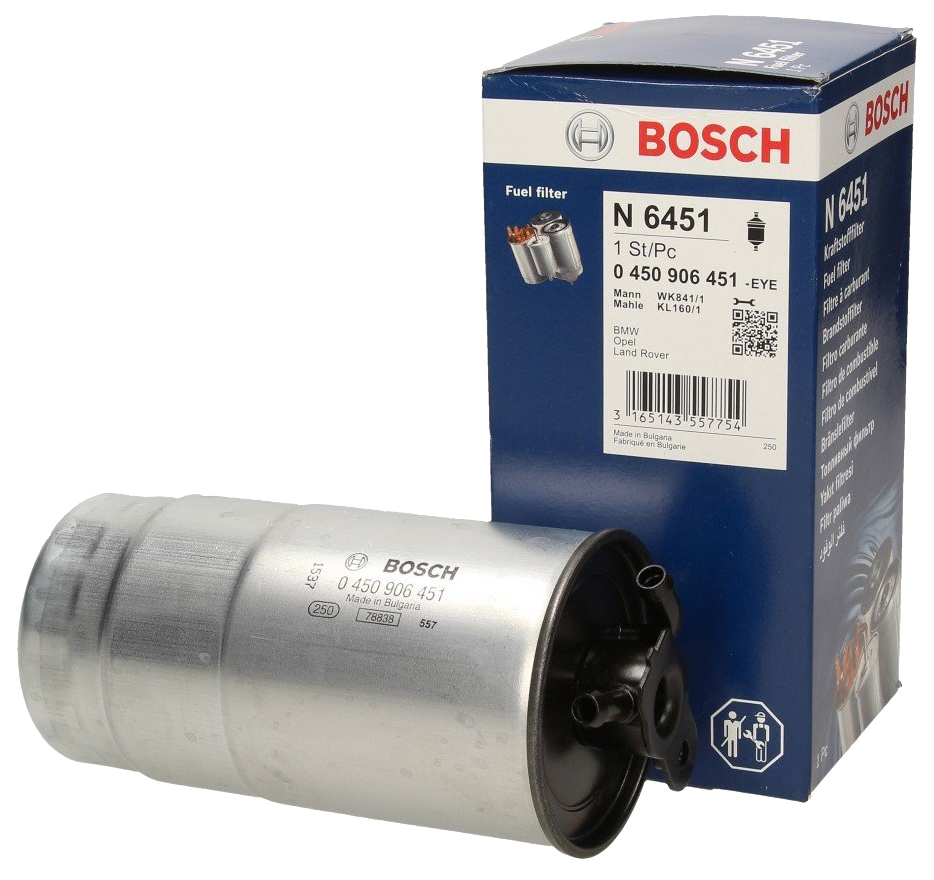 

Фильтр топливный BOSCH 0450906451 /N6451/ BMW E39/E46/E53 X5 1,8-3,0D mot.M57 09/00-07/03